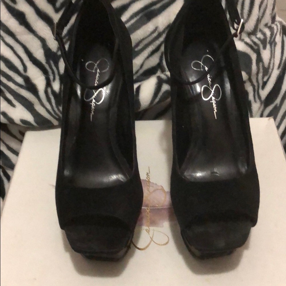 Jessica Simpson Black Heels